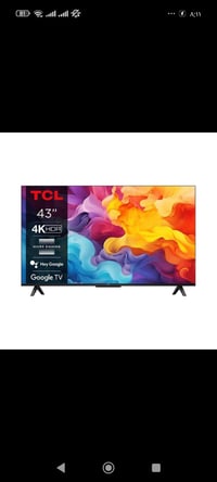 TCL ٤٣ • 4K • بدون ريموت
