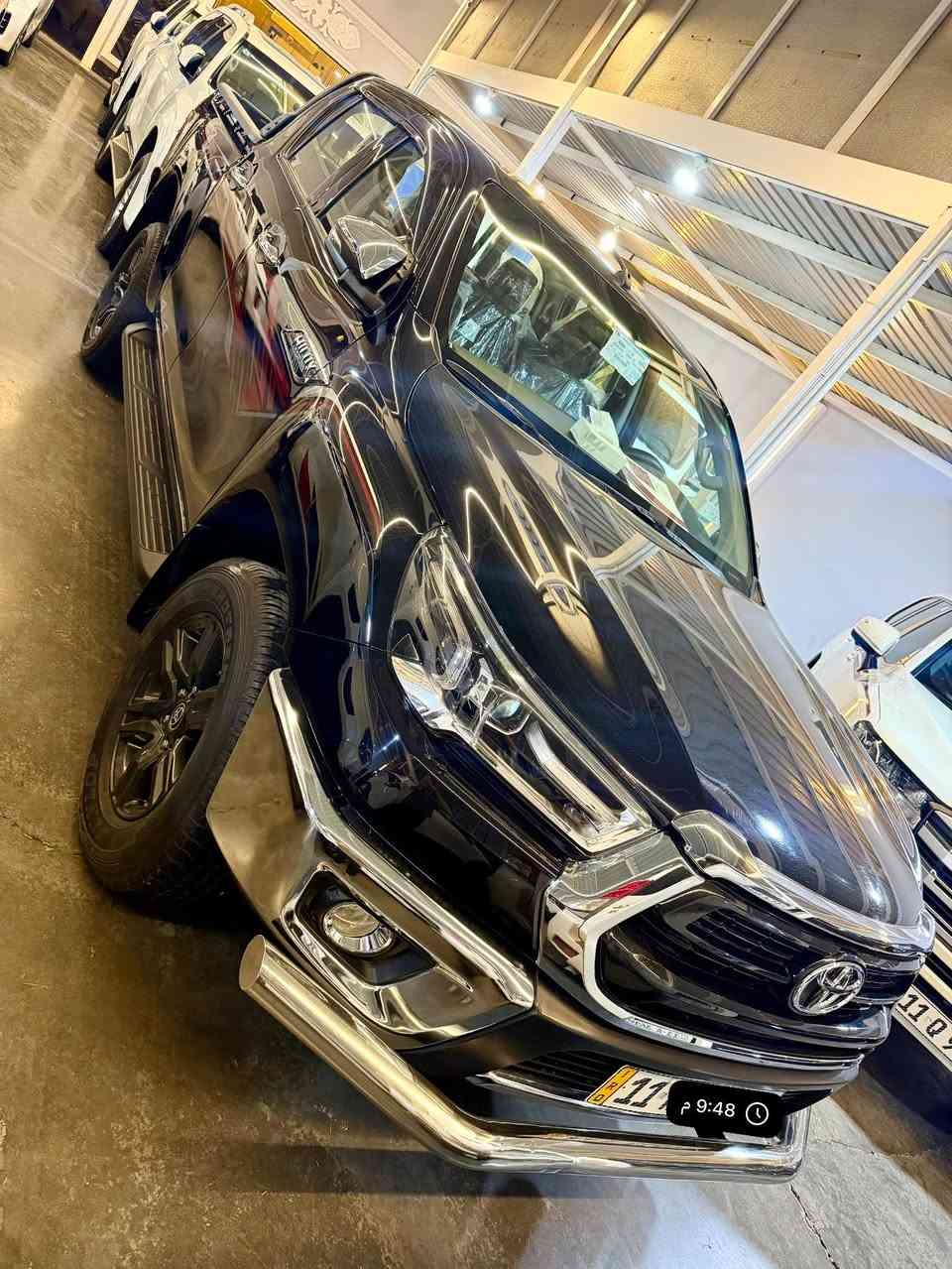 السلام عليكم تويوتا هايلوكس (2023)آسود شركه ساز الضمان 4سلندر (2700)فور ويل فول مواصفات للأخير رقم بغداد الدولي
بأسمنه تحويل ثاني السيارة ماشيه28 الف على ايدنا من الشركة 
جديدة ومال جناي السياره مكفول من( الصبغ التبديل الفتح)
عده بارد بالجاملغ الامامي شي بسيط والباقي مكفول ع الفحص
كامله السيارة فول مواصفات
مكان السيارة بغداد النهضه 
***********
السعر ب295 ورقه بيها شي بسيط
