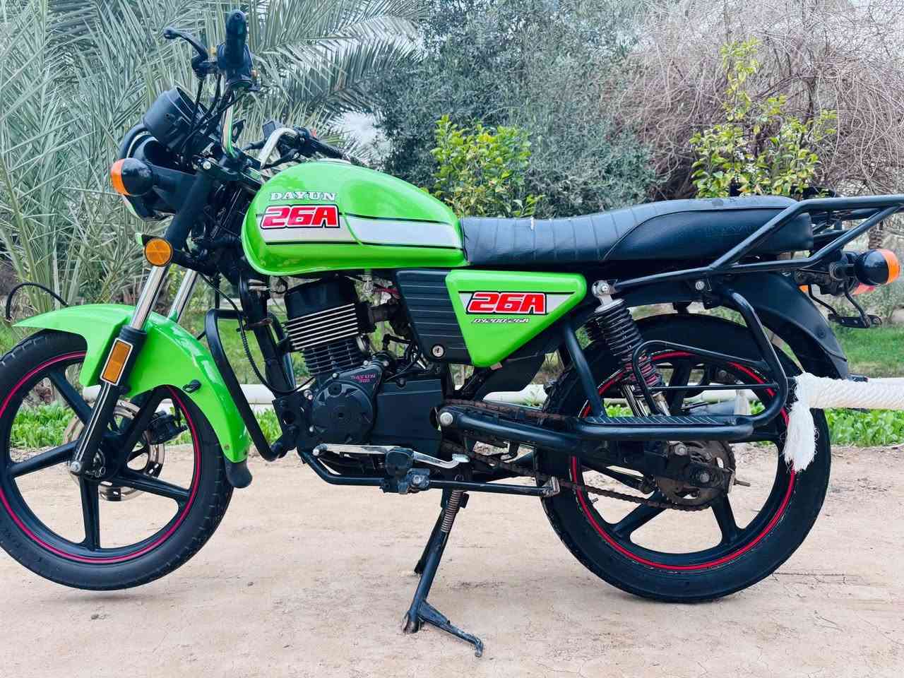 سلام عليكم
دايون نفخ تفاحي مديل 22 أوراق اصولي وصل معرض محرك 200 كتابة حمرة مكان كربلاء البراهمية دراجة حلوة وكاملة من كل عيب سعر ١٤٥٠ وبي مجال

***********
