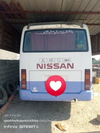 كوستر نيسان للبيع موديل 2002 جاهزه من كلشي السياره باسمي رقم شمالي دول...