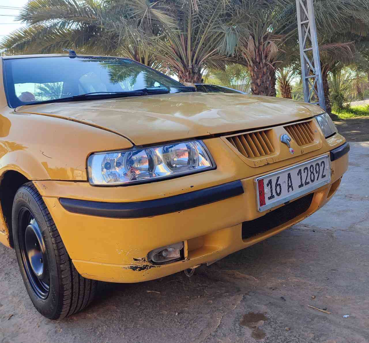 سلام عليكم للبيع سمند تكسي 2010 رقمه قادسيه انكليزي بسمي مصفره سنويه ل31 سياره مكفوله من صبغ وضربه حلوه وجاهزة مكينه وكير كفاله حداديه تخم تاير دواخل حلوه ونظيفه اي استفسار *********** مكاني نجف مشخاب
