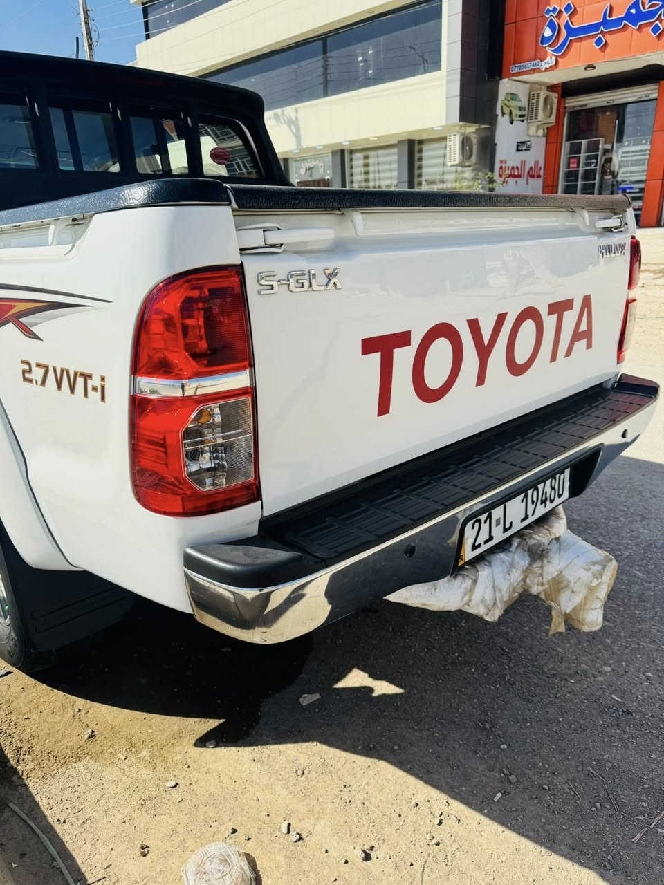 السلام عليكم
تيوتا هلوكس 2014 سعوديه ام البطل 

مكفوله كفاله عامه على وضع الشركه 

تايرات جديده رقم سلمانيه 

***********

ديالى بعقوبه
