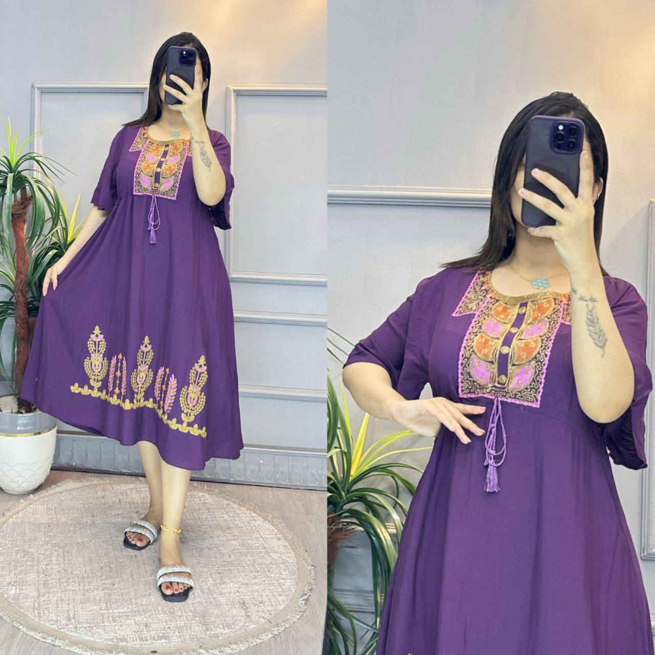 شلحة نسائية كشمير مطرز 
شرط الفحص مابتشيل بلغسل
القياسات 2xl. 3 xl. 4xl. 5xl
للطلب ع الخاص او واتس اب ***********
متوفر خدمة توصيل لكافة محافظات العراق 🚗 🚗
