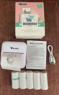 طابعة ميني • شغالة • ٥ رولات