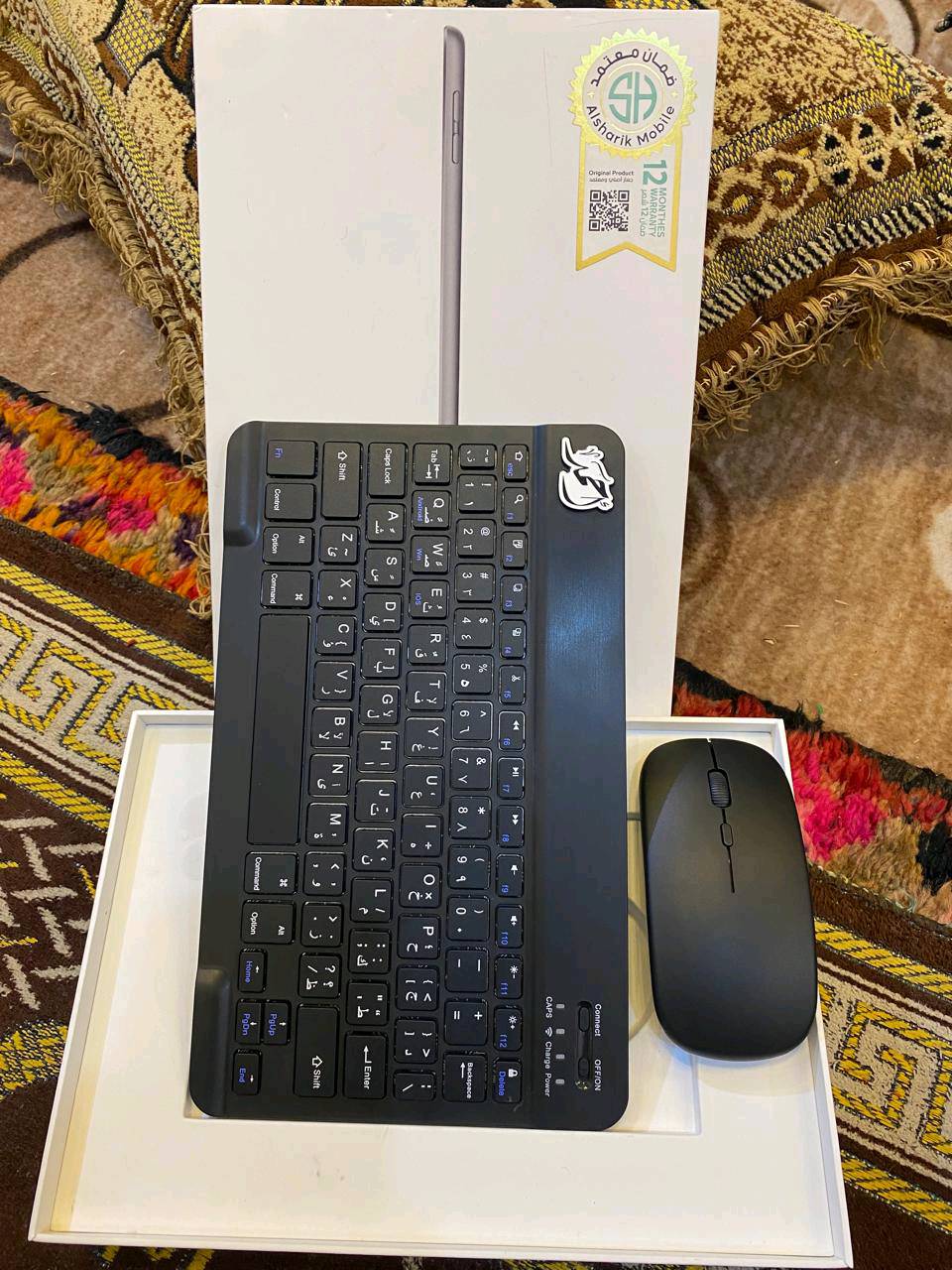 

✨ آيباد آيفون 9 ✨
▪️ الذاكرة: 64 جيجابايت
▪️ البطارية: 99% أو 100%
▪️ الحالة: طك كارتون فول (كالجديد)
▪️ غير مفتوح نهائياً
▪️ يدعم آخر تحديث iOS 26.0.1
▪️ يدعم 60 فريم ببوبجي بدون تقطيع

🎁 الهدايا: كيبورد + ماوس + كارتون أصلي
🛠️ ينأخذ على الفحص الكامل

💰 السعر: 280 ألف وبي مجال
📍 النجف الأشرف
📞 ***********