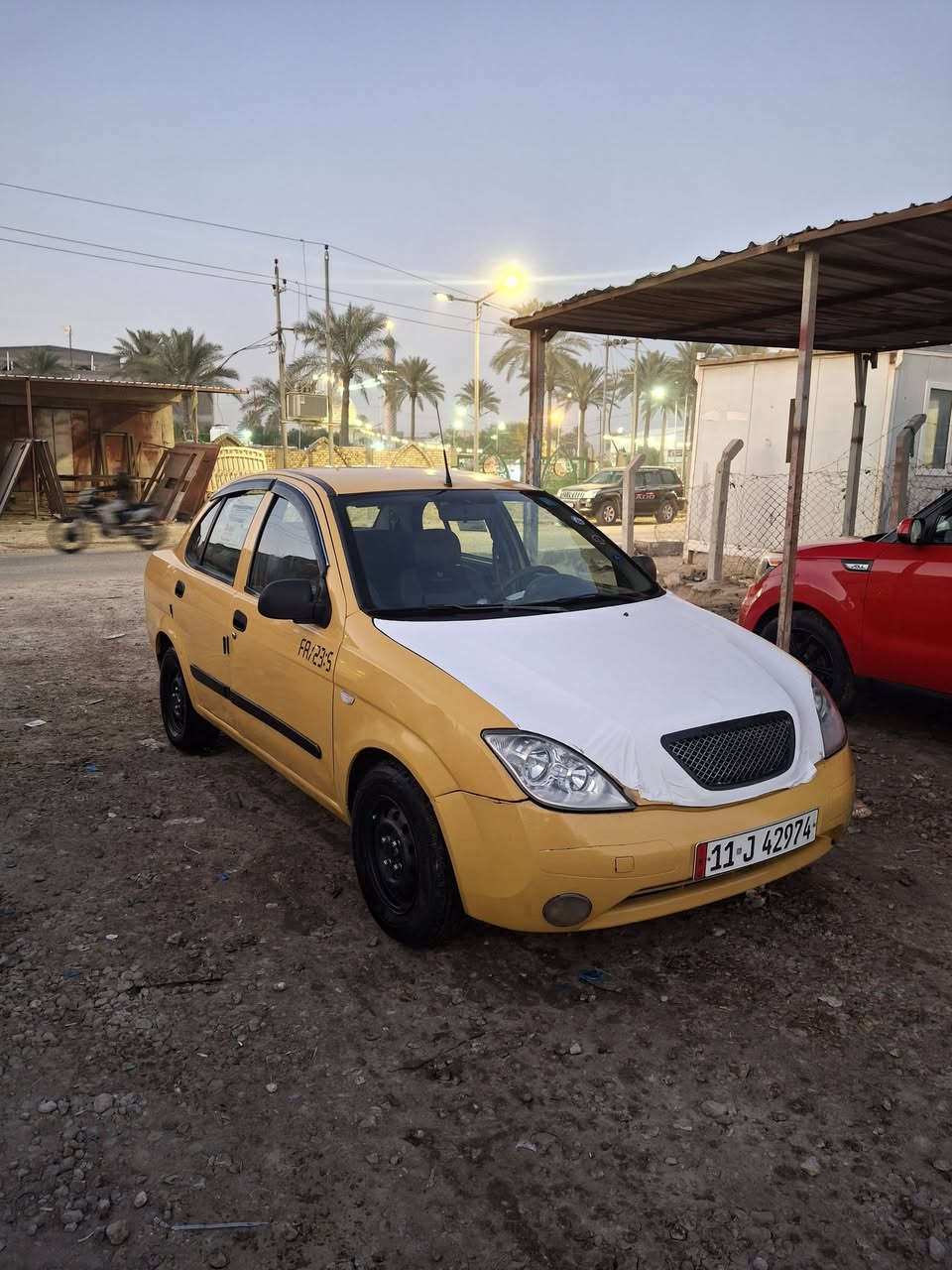 السلام عليكم ....
طيبه ٢٠١٥ كفاله عامه من ضربه وصبغ والخياس 

كير محرك كفاله 

تدفئه تبريد شغاله 

غرفه بلاديه 

رقم انكليزي ب اسمي 

سعر ٣٩ وبيه مجال قليل كلش 

مكانه حله  رقم ***********
