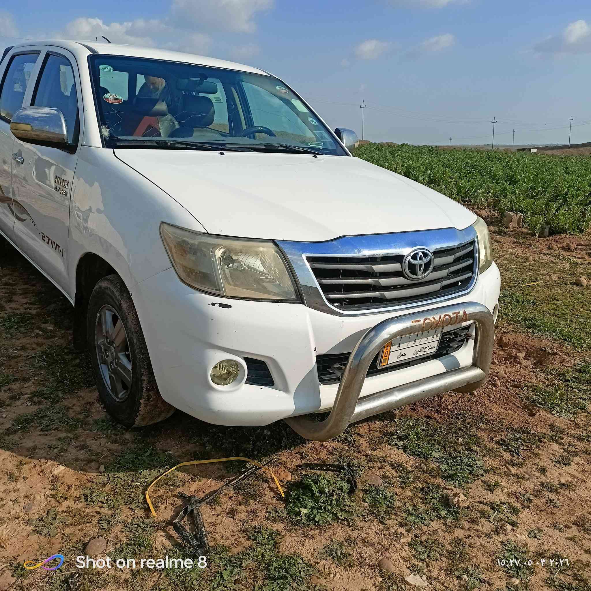 تيوتا هايلوكس ( عذاري)  2013  شاصي 12 ما بيها اي صبغ مكفوله كفاله عامه  ***********
