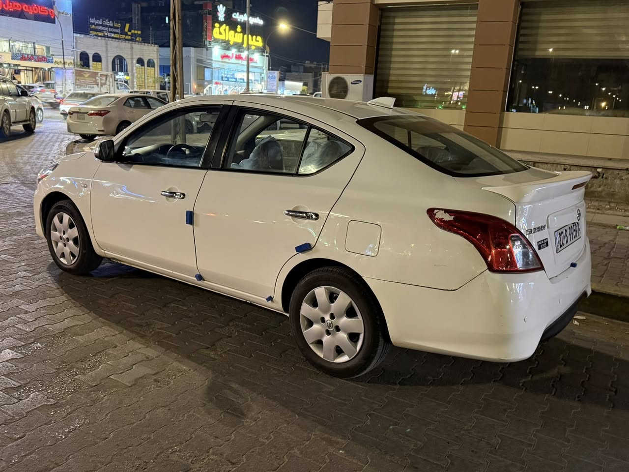 نيسان صني هندي بليتة زركة 2024
رقم أربيل تحويل وكالة مضمون بأسم شركة 
حساسات تحكمات ستيرن سبايدر ويدات نيكل كامرة شاشة كار بلي 
ماشية 60 الف 
محرك كير كفالة حدادية مكفولة 
بيها سونار موجودة كل التفاصيل بي 
مكانها النجف 
السعر 117 بيها مجال بسيط بيع فقط بدون مراوس 

***********

بي واتساب موجود اتصل عليه
