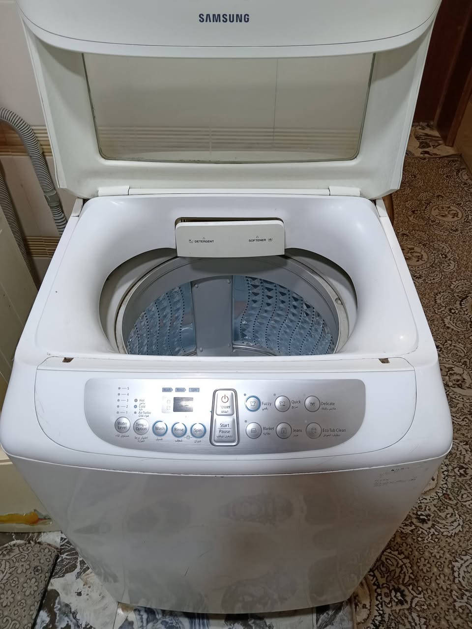 السلام عليكم ورحمة الله
غساله سامسونج فول اوتوماتيك
نظيفه جدا استخدام قليل
كربلاء حي الميلاد
***********
السعر ٢٠٠ ألف
