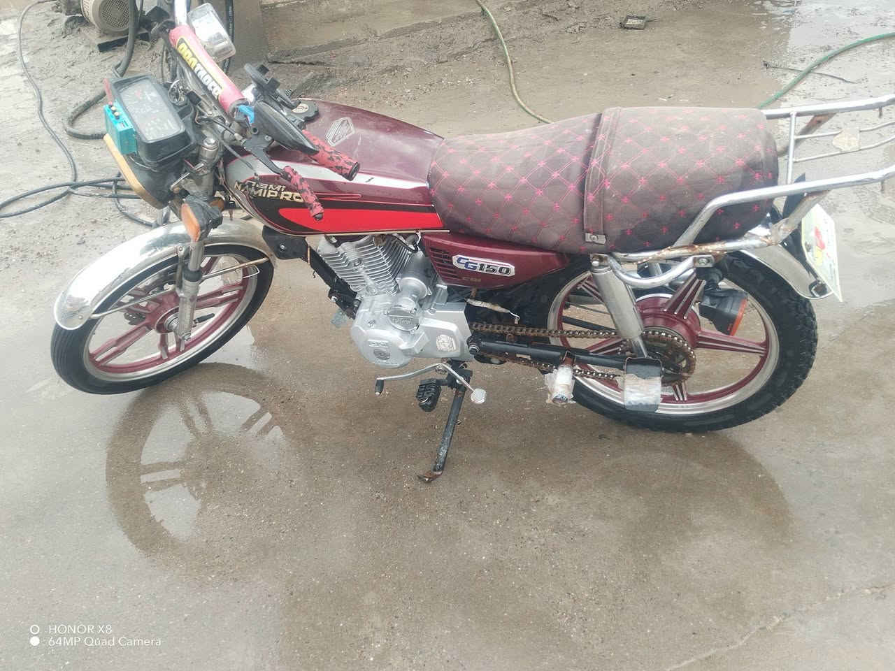 السلام عليكم ماطور نامي برو موديل 20محرك شرط مامفتوح لاصرف لابخار كهربائيات سلف شغال كامله ماطور مثل ماموضح كدام العين جاهز من كلشي ونضافه كدام العين سعر 450وبي مجال للطيبين موشراي لاتكسر بحلال العالم [***********]
