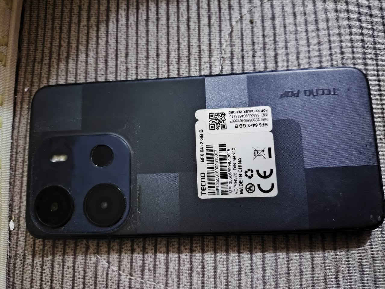 السلام عليكم عندي تليفوني للبيع واي 9 اس وتكنو بوب 7 مداخلات تصليح ابد شاشاتهن اصليه شغالات ونضيفات الy9 كلش قوي للبيع مكاني نجف كوفه سعر التكنو 60 وبي مجال وسعر الواي9 (80)وبي مجال وهذا رقمي ***********
