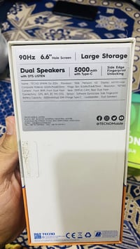 موبايل tecno spark go 2024 ذاكره ١٢٨ الرام الداخلي 8 للتواصل0786696274...