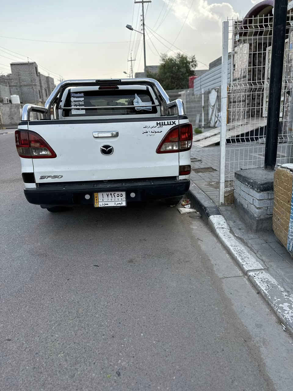 يا الله السلام عليكم بيك أب مازدا ياباني مديل 2016 رقم بصره بسمي لسياره جديده ما متعوبه مكان لسياره بلبصره لسياره عل بلاد ما مبدل بيه شي سعره 90 رقم ‭0776 309 8884‬ مكلف بلنشر
