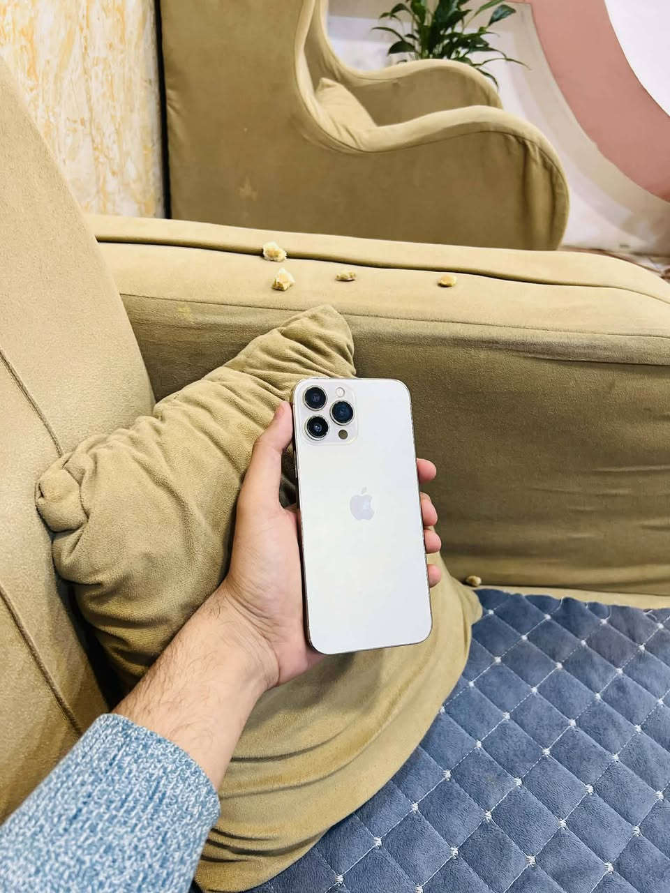 ايفون 13 برو ماكس بدل شاشه وبطاريه متوسطات باقي كفاله ذاكره 256 عربي شرق اوسط ثلاث ايات كرتونه موجود السعر 375 شراي اتصل***********
