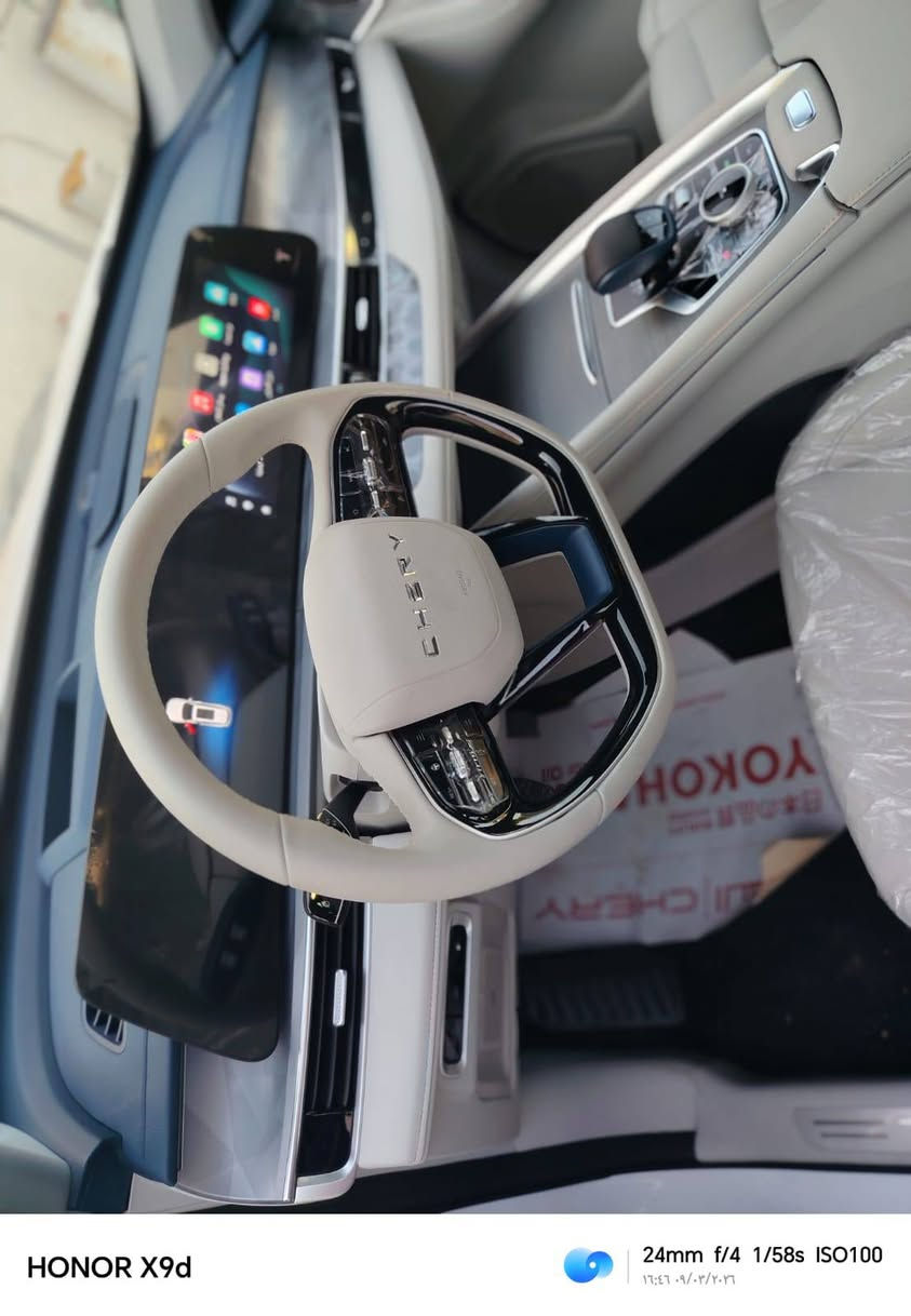 🚗 للبيع: شيري تيجو 8 برو (Plug-in Hybrid) 2024
📍 مكان السيارة: بغداد / الكويريش
📞 للتواصل: ***********
💰 السعر: 36 مليون دينار عراقي – قابل للتفاوض
📊 المسافة المقطوعة: 0 كم (زيرو)
🛠️ المحرك: 4 سلندر – 1500cc توربو + محرك كهربائي (PHEV)

⚠️ أضرار السيارة
• كفالة عامة بدون أضرار ✅ 
• السيارة جديدة بوضع الوكالة (زيرو) ✅ 
• ضمان حقيقي لمدة 5 سنوات

⚙️ المواصفات:
• فول مواصفات
• نظام هايبرد (شحن كهربائي وبنزين)
• كاميرات 360 درجة
• حساسات 360 درجة
• السعة 7 راكب
• إطارات جديدة (وضع الشركة)
• وباقي مواصفات الفئة الأعلى من تيجو 8 برو

📌 تفاصيل إضافية
• رقم السيارة: أربيل الدولي الجديد 
• باسم المالك تحويل مباشر
• لون السيارة: أبيض
