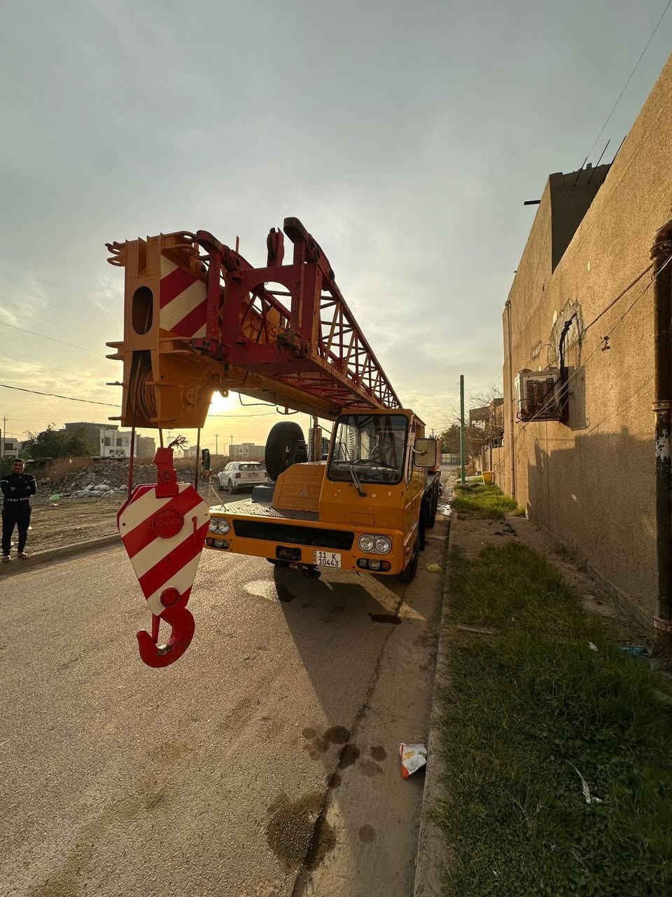 السلام عليكم كرين 20طن موديل 91 اصل مكفول كفاله عامه السعر 575$ وبي مجال مكانه بغداد الغزاليه ***********
