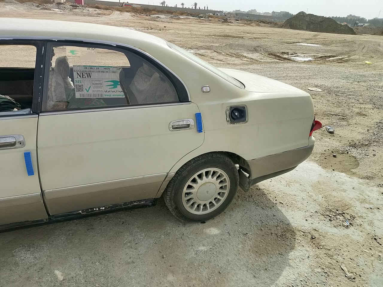 بطه موديل 93 تحويل مباشر رقم ديالى بسمي كفاله كير 
و محرك محرك 3000  تخم تاير صدر امامي خلفي جديد الداخل شوفت عينك نظيف اللون لؤلؤي   
العنوان بغداد 
43$
*********** واتساب فقط 
***********
