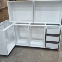 معمل دريم ديكور كابينات ارضي ملحق 70 $  فاترينات السعر حسب القياس دريس...