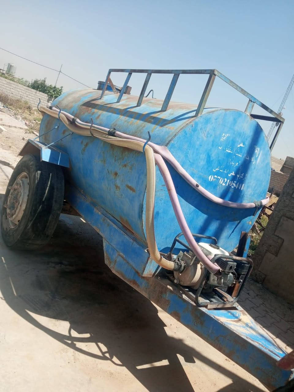عنتر 71موديل 84 للبيع مع مقطورة ماء نضيفه اخو جديد نضيفه تايرات نضيف        محرك بي تنقيص بس بدون اي تبخير تايرات نص عمر
نگرة سلف نوزلات پم تجفيت جديد بدون رقم
كير نضيف هودرليك شغال تبانه شغال پاور استيرن جديد للاستفسار الاتصال ع رقم
***********
