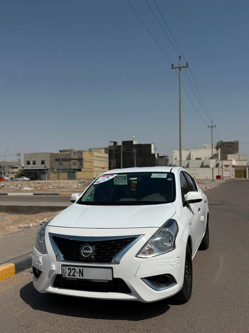 نيسان سني 2024 هندي بليته زركه العطر جديد سياره بيه المدكر الخلفي مصبوغ ربعه ولجاملغ الأمامي بل خشم ماله بي أربع أصابع صبغ بدون ضربه ولباقي كفاله 
شاشه كأمره تحكم ستيرن كير مكينه كفاله ماشيه 26 
رقم أربيل بأسم شركه مكاني بصره سعر 114
الاستفسار على رقم ***********
