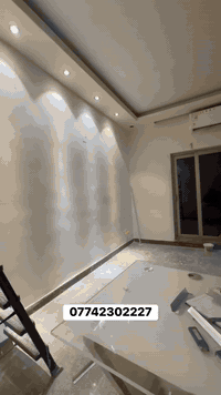 تنفيد كوادرنا  ديكور مكتب حجر طبيعي شكل 3D الاصباغ المستخدمة جوتن. للا...