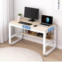 ميز دراسي • خشبي • هيكل حديد