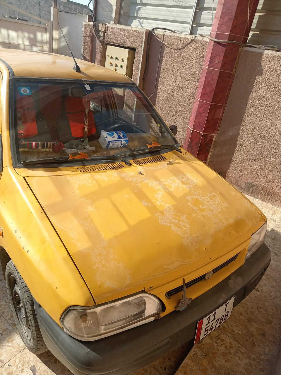 مراوس
السلام عليكم 
سايبا موديل 12
رقم انكليزي
شواصي مكفوله 
سياره بأسمنه
شاشه بيها
كهربائيات كله شغال
رايدين مراوس بسياره خصوصي
المكان بغداد الزعفرانيه او اعظميه
***********
