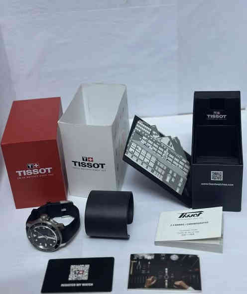 ساعه tissot للبيع
الاسم : Tissot Seastar Professional 2000
اللون : اسود 
ابعاد الساعه : حجم الساعه 46mm ,عرض السير 22mm , سمك الساعه 16,25 mm ، طول السير 194mm 
الليه التشغيل : اوتوماتك 
نوع السير : مطاط 
مقاومه للماء حتى عمق 600m متر 
مقاومه للضغط تصل ل 60 bar
الساعه كامله الملحقات بدون نقص 
الساعه جديده فقط مفتوحه من الكارتون و بدون ملسقات و تغليف
السعر : 650$ مع مجال بسيط للعمله 
تفاصيل اكثر موضحه كامله بالصور 
للتواصل او الاتصال على الواتس اب 
***********
و شكراً

