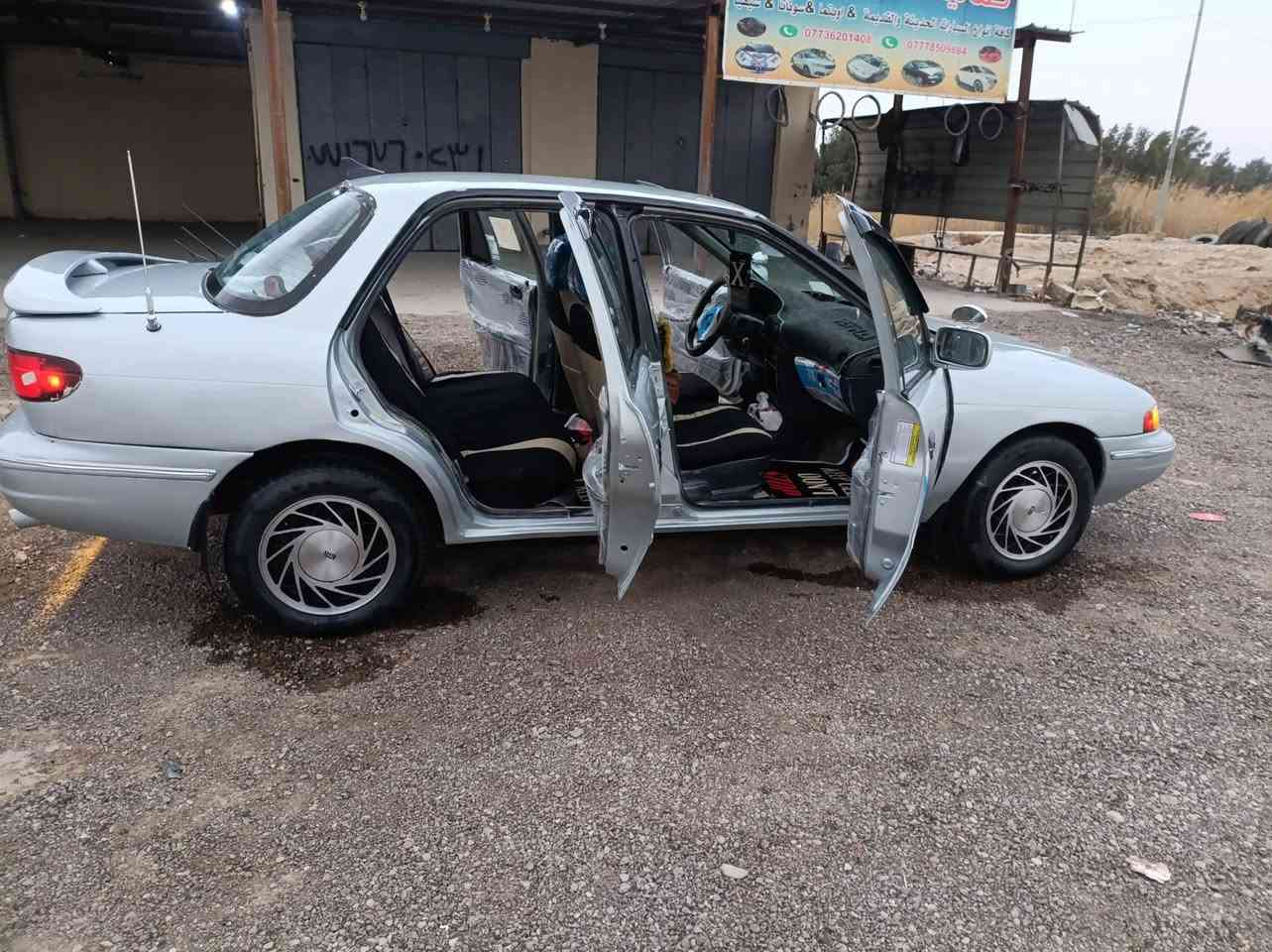 السلام عليكم للبيع كيا سيفيا موديل 93 رقم بغداد دولي مشروع وطني مصبوغه عام للجماليه مقفوله كفاله عامه من الضربه والقص اوتوماتيك مكينه مفتوح كهربائيات كلها شغاله سياره جديده حلوه مال جناي خياس ما بيها تخم تاير داخل نظيف صدر جديد السعر 37وبيها مجال العنوان بابل الشوملي الاستفسار على هذا الرقم ***********
