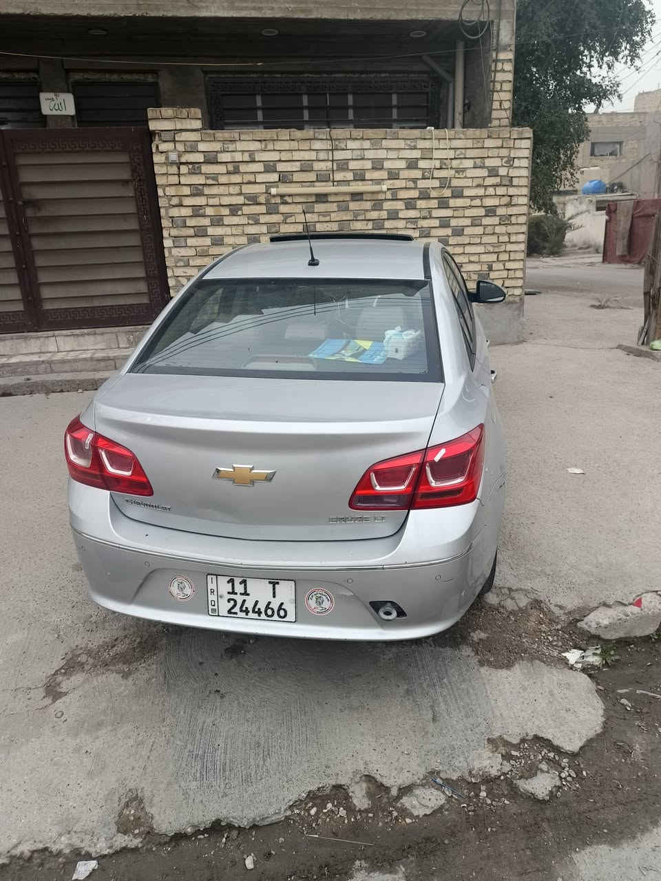 شوفرليت كروز خليجي فول مواصفات
بدون قطره صبغ 
كير مكينه مكفول
فقط جاملغ مصلح بارد ودواسه ممسويها
ماشيه 113 الف كيلو
فتحه بصمه شاشه كامره دواره رادار 
سيرفز طافي 
السعر ١٠٥ ومجال بسيط 
رقمي ***********
