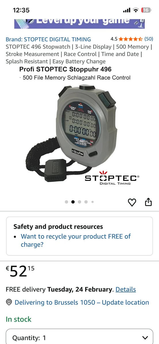 ساعة موقت رياضية ماركة ستوب وج جديد لوك كبس تفاصيل موضحة بل صور على اول تم ٢٠  الف شامل التوصيل


**إذا كنت صاحب هذا الإعلان وتريد حذفه لأي سبب، رجاءا أرسل رسالة إلى الدعم الفني**