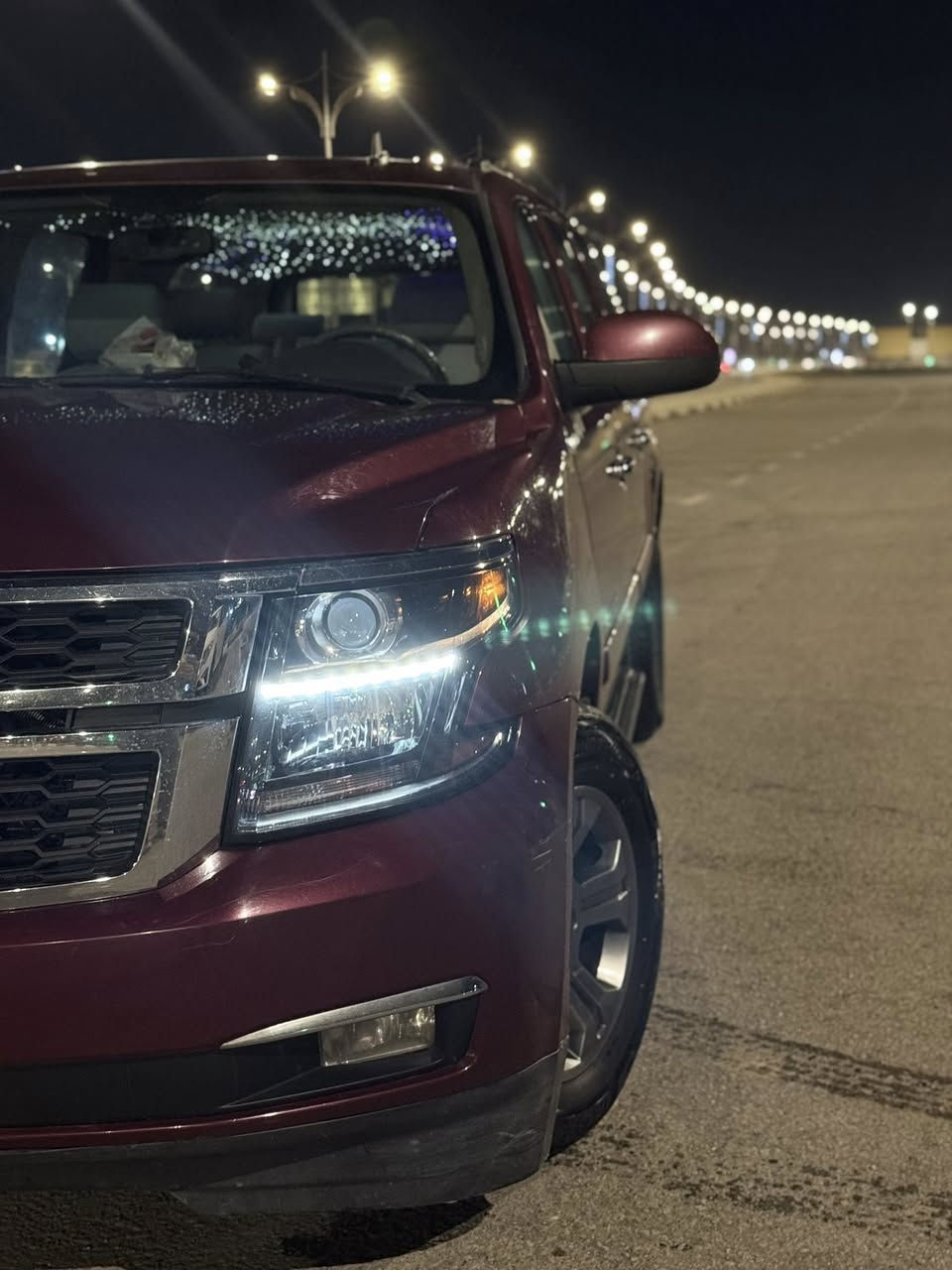 السلام عليكم
تاهو 2008
رقم بعداد 
محدث بجم 
ماشيه 130 
غرفه روزرايز 
شاشه جبيرة
دوشمه جلد خياط جاهزه السياره 
السعر 180
***********
***********
