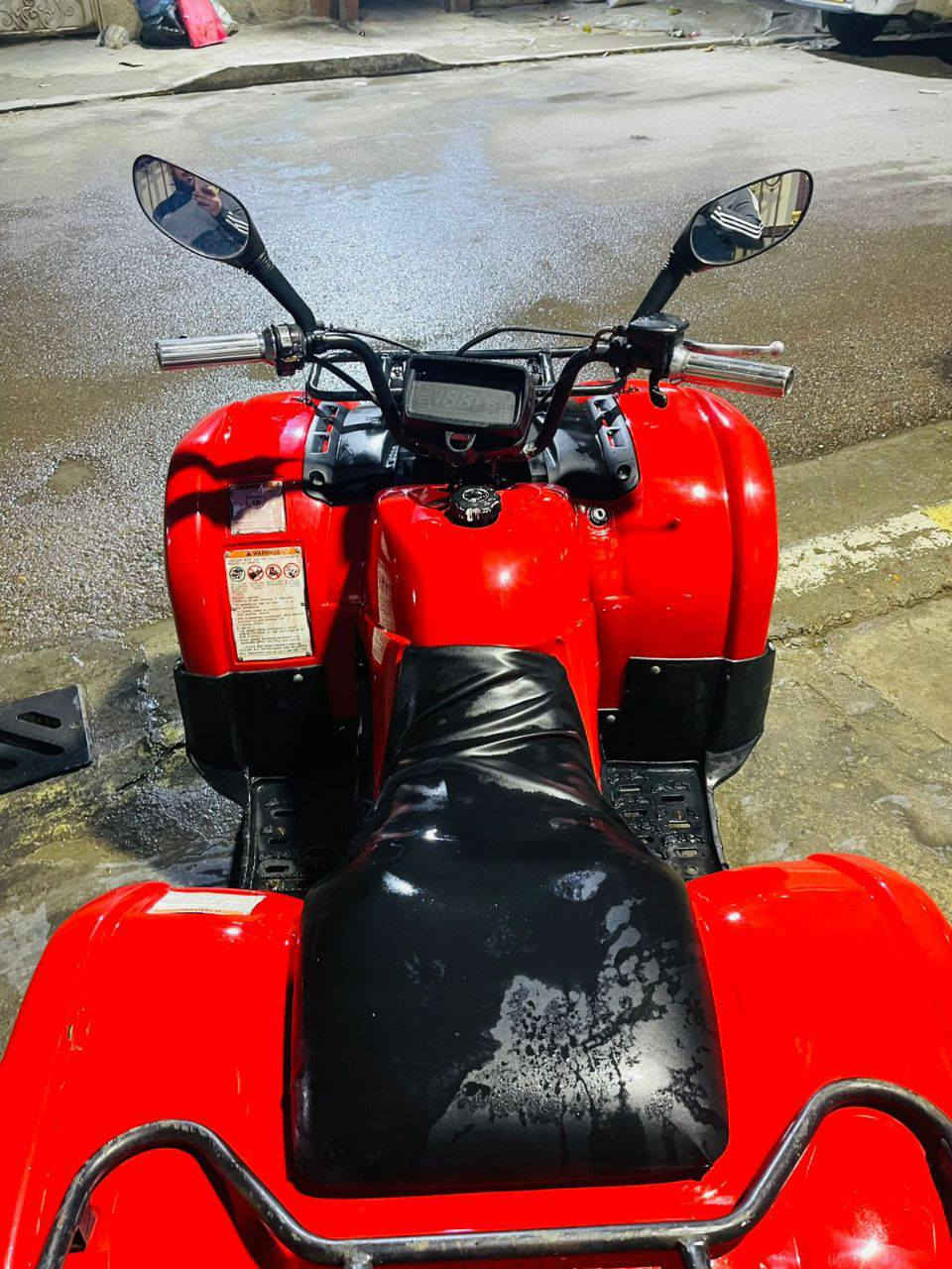 السلام عليكم
دراجه رباعيه للبيع 

نوع ياماها ياباني اصلي 

تشغيل عن بعد 

مكانها بغداد الزعفرانية اربع شوارع وهذا رقمي بي واتساب *********** وسعرها 1,100

او بيه مجال
