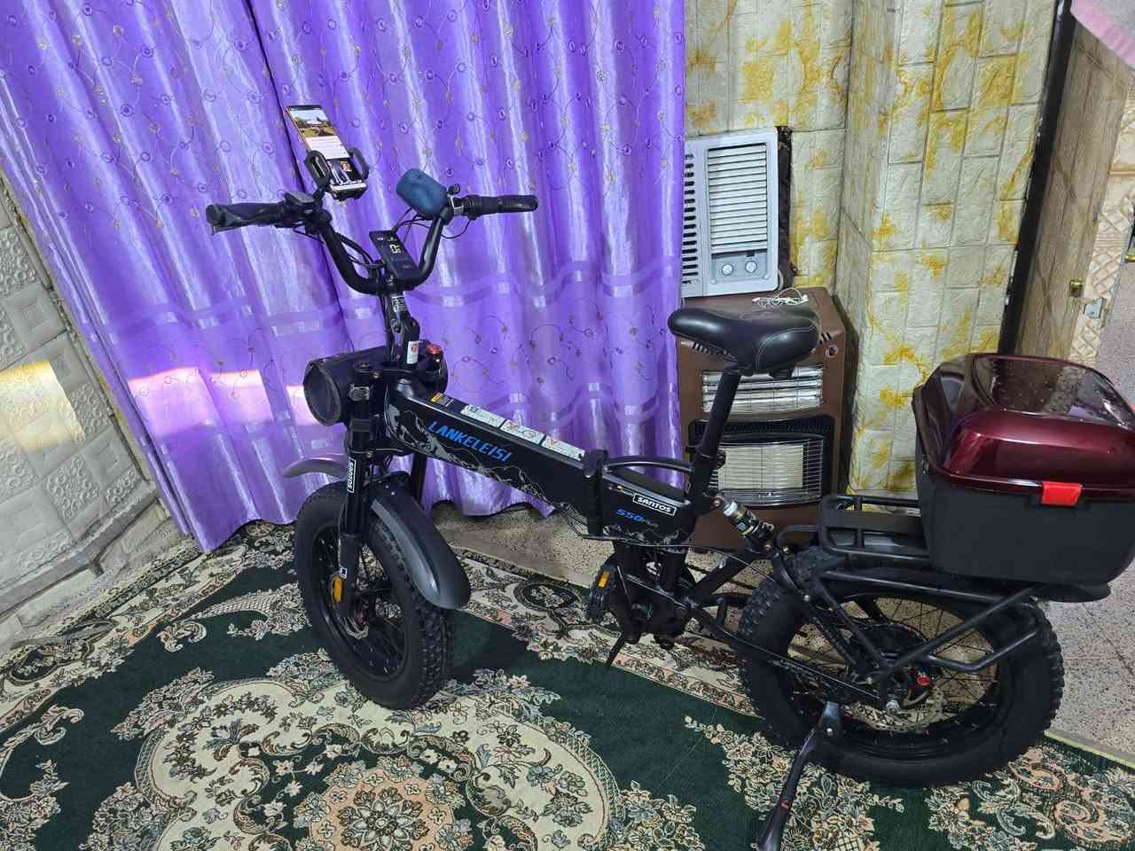 السلام عليكم دراجه شحن بطاريه ليثيوم للبيع ياباني اصلي ماشي 5000الاف الشه المنيوم بلوتوث اواكس كبلات امامي خلفي بلوتوث كلش جديد بريكات دهن نضام سبورت نورمان ايكو وسبورت كومفورت شحن بايدر بايسكل صار 5من وصلن بالشحن رقمي للتواصل ***********
