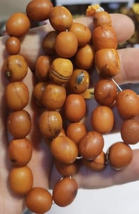 مسبحه كهرب بولوني اصلي خشن وناعمم متوفره #احجاركريمةطبيعيه07748210934و...