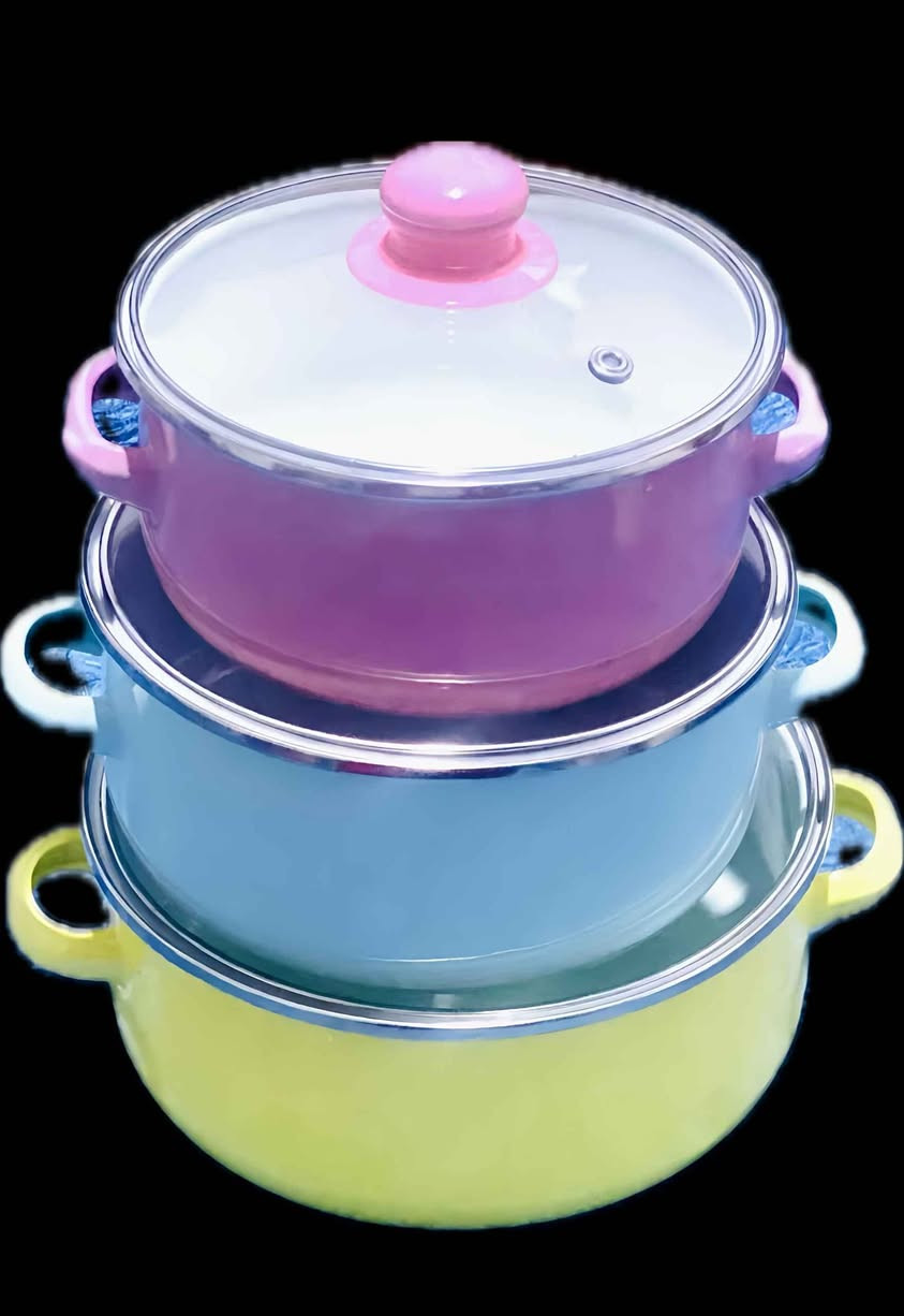 🍲 طقم أواني طهي مطلي بالمينا 🎨
الأحجام: 16/18/20 سم
يتكون من 3 قدور مختلفة الألوان (وردي 🩷، أزرق 🩵، أصفر 🟡) مع أغطية
السعر: 16 الف 💸
التوصيل: 4 الف لجميع المحافظات 🚚
للحجز والاستفسار يرجى مراسلة الصفحة 📲 بغداد, العراق


**إذا كنت صاحب هذا الإعلان وتريد حذفه لأي سبب، رجاءا أرسل رسالة إلى الدعم الفني**