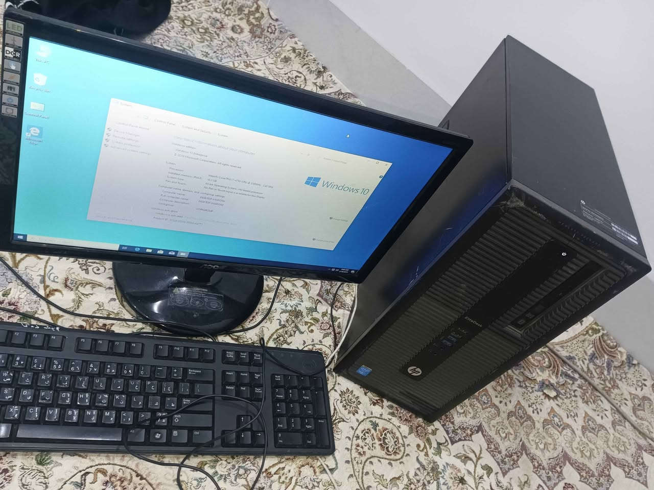 حاسوب موصفات hp کامل 
CORE I7
4TH
RAM 14G DDR3
HARD 120SSD + 500G HDD
WI.FI
سعر 200 الف 
توصيل متوفر
*********** كالار, السليمانية
