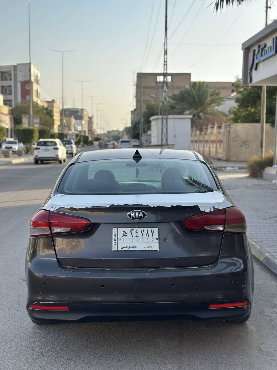 كيا فورتي 2018 امريگي
ضرر ثلث قطع صبغ بدون اي ضربه عابرة صور الحادث مرفقة بلمنشور محرك وگير جدد 2000 دوش حدادية تخم تاير جدد رقم بغداد بسمي سنوية جديدة تحويل ثاني يوم مكان السيارة السماوة المركز 
سعر السيارة 100 وبيه مجال 
***********
