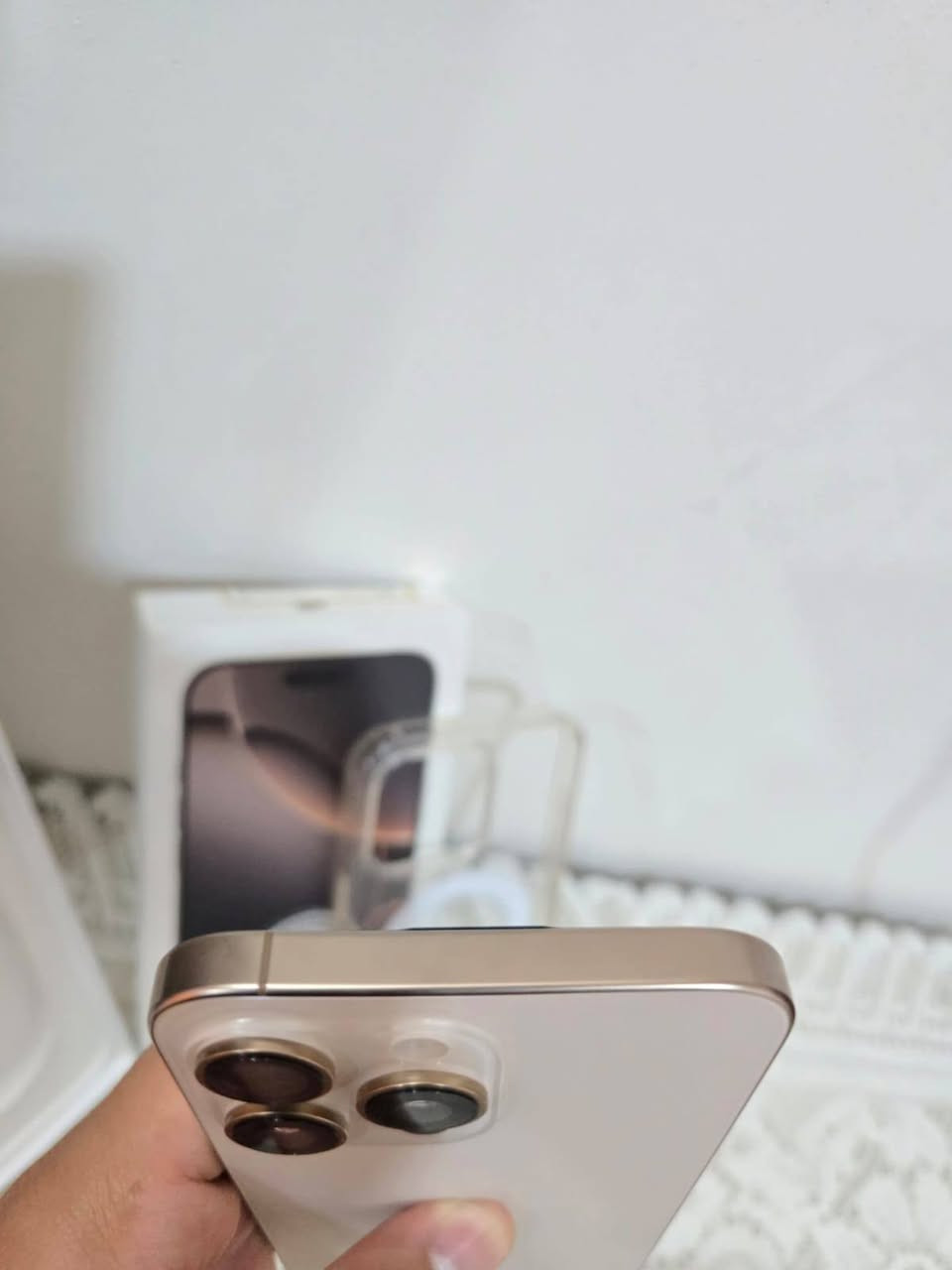 سلام عليكم ورحمه الله
16 برو ماكس ذاكره 512 ضمان ماستر
عربي شرق اوسط ويا كفرات اثنين ولزكه وعدسات
بطاريه 100 مشحون 130 مره
غراضه كامله مكفول من الخدش
للبيع فقط مكاني بغداد كرخ السعر 1600 قفل
***********
