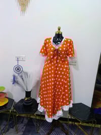 برتقالي • كلوشه دبل • لكل المقاسات