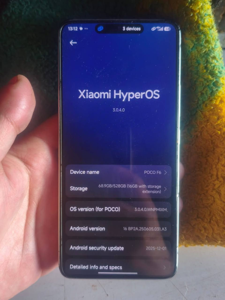 سلام عليكم
متوفر للبيع poco F6
ذاكره 528
عشوائيه 16
جهاز نضيف جداً 
فقط الضربه الي جوه 
مراوس ايفون 13برو او عادي


**إذا كنت صاحب هذا الإعلان وتريد حذفه لأي سبب، رجاءا أرسل رسالة إلى الدعم الفني**
