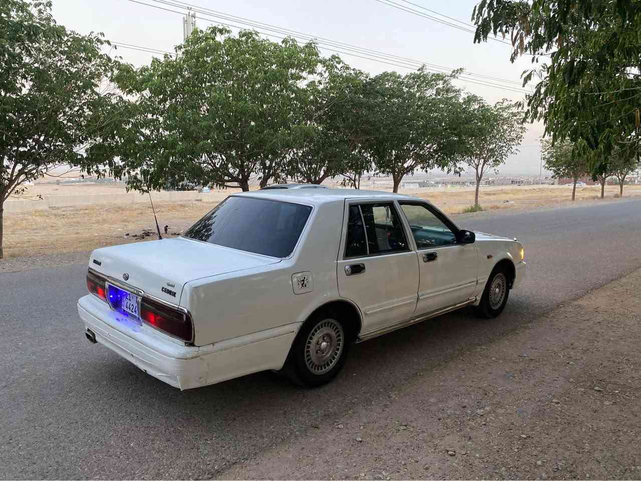نيسان سيدريك 2002 محسن. 
4 تايةي لوك. گير مةكينة اكسل بةشةرت 
ناوي لة حاسيبة نية.
 بةناو خومة تا 2029 تازةية. 
تةبريد لةكةل سويج.
***********……
***********……
 
سدرك موديل 2002 محسن. 
رقمو سنوية 2029 جديد بسمي تحويل ثاني ابشرط حاسيبة.تبريد شغال.
 گير محرك لوك. 
4 تايرات جديد. 
00709259199…….
***********……. كالار, السليمانية
