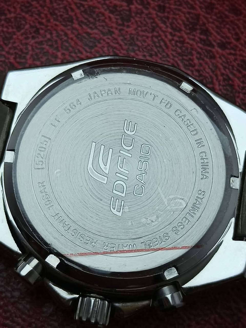 بسم الله الرحمن الرحيم

ساعة (کاسیو) ماكینة اصلي مایوتا ياباني
مكينة کوارتز بیطاریة یابانی اصلي
نافذة للعرض التاريخ
كرنوكراف
سناتر شغال
كامل ستیل
الوزن168غرام
قطر 42ملم
السعر 130الف ‌👉
نسبة النظافة 100%غیر مستعمل


**إذا كنت صاحب هذا الإعلان وتريد حذفه لأي سبب، رجاءا أرسل رسالة إلى الدعم الفني**