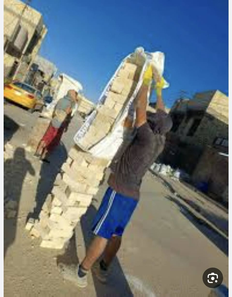 سلام عليكم ورحمة الله وبركاته
عمال تصعيد مواد بناء على ضهر
طابوك رمل شتاكر زميج ثرمستون
سمنت وغيرها من المواد هاذه رقمي تصل بالخدمه *********** ناصريه فقط
