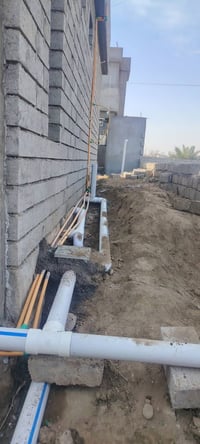 كادر بناء • تسليح حديد • فرش حجر