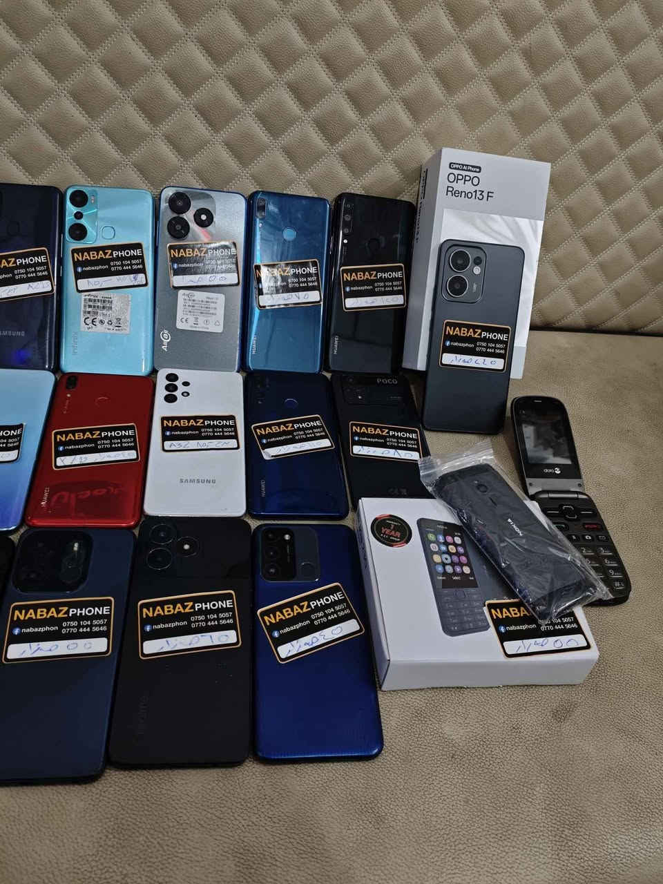 سڵاوتان لێبێت 🔸
35 موبایلی دەستی دووم بۆ هێناون  ، لە 15 هەزارەوە تا 245 هەزار  تێدایە 🔸 بۆ زانیاری و مۆدێل و نرخ  نامە بنێرە یان تەلەفۆن بکە لەخزمەتدام 🔸  مەجالی کۆمێنتم کەمە  💐

ناونیشان قەڵادزێ ، گەیاندنیش بە پێی گونجان 🚗

***********
*********** بشدار, السليمانية
