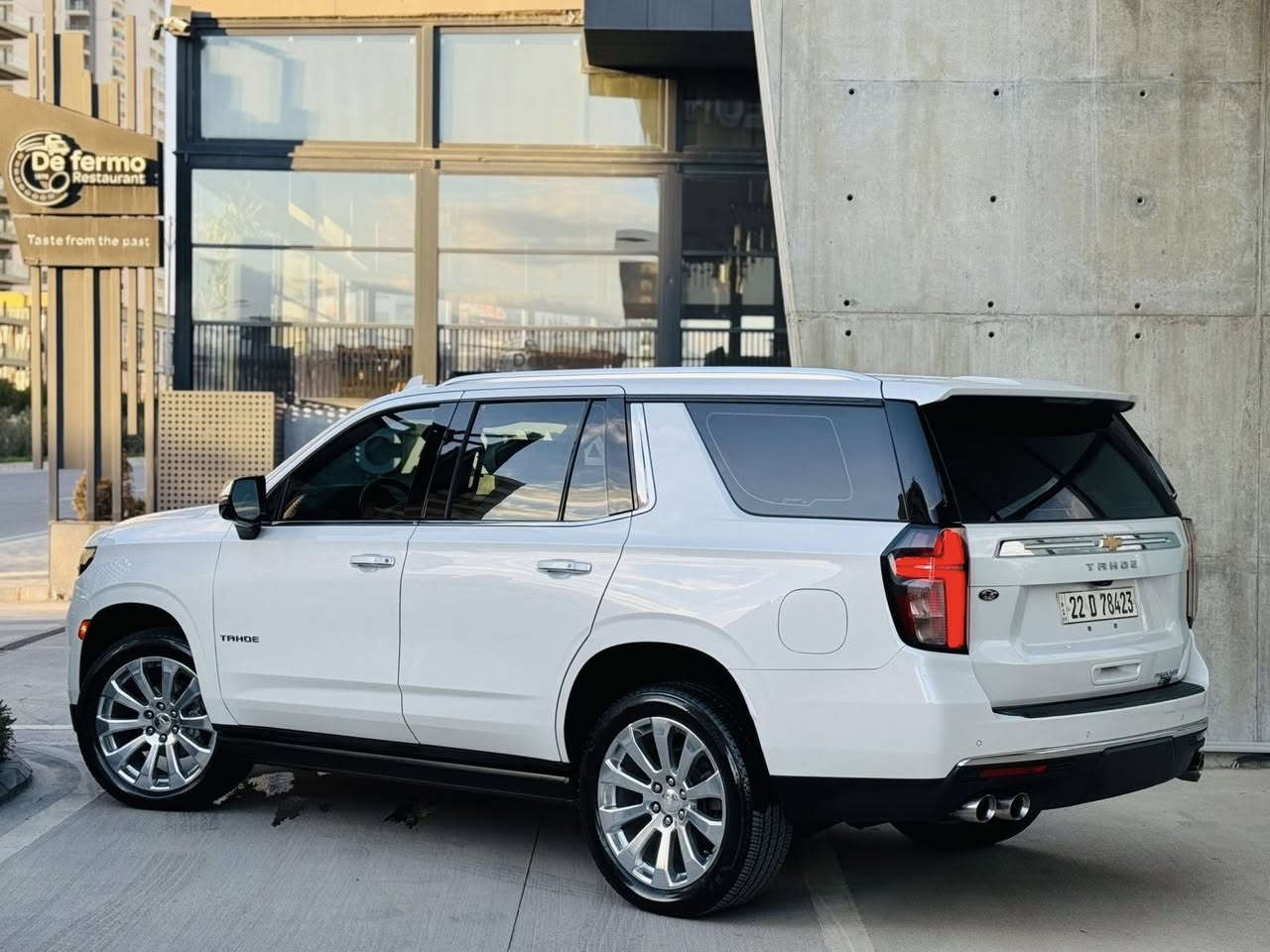 سلام و علیکم تحیە طیبە الاخوان اعزاء ❤️
شوفرلیت تاهو 2021 PREMIER 
زيرو وكالة شركة منصور خلیجی ✅
کتاب تضلیل مروری ویاها نسبە ٪٨٠ 
سیارە اخت زیرو ماشاالللە حیل جدیدە 📦
ماشیە ٩١٠٠٠ حقیقی کامل غراضها و بصماتها موجودە 

سعر / ٤٦٥ و بیها مجال و ارخص سعر بکل عراق 💣
موبايل / 0***********
واتس ئاب & فایبر *********** 🔷
مکانها / سلیمانیە مرکز المدینە 

الاخوان سیارە کلین تایتل مكفول كفاله عامه مابيه قطرە صبوغ و لا تبدیل ولا ای شی  نفس حاله  و وظع شركه بشرط سونار ... ✅
 محرك و الگیر بشرط شهر مامفتوحە مابیها ای خلل ولا نقص بشرط یکون جاهزە ١٠٠/١٠٠ 

فوول مواصفات بریمر ١/١ اعلی فئە ✅
فوول للئخیر یعنی ماکو نقس مواصفات بیها 🔷

سنویە جدیدە تحویل بشرط 
٤ ويل و طايرات بلادی جدید
صدر و حداديه بشرط نفس شرکە
