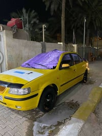 سمند موديل 9 السياره جاهزه من كلشي رقم نكليزي مصفره مرور ومن كلشي كبل ...