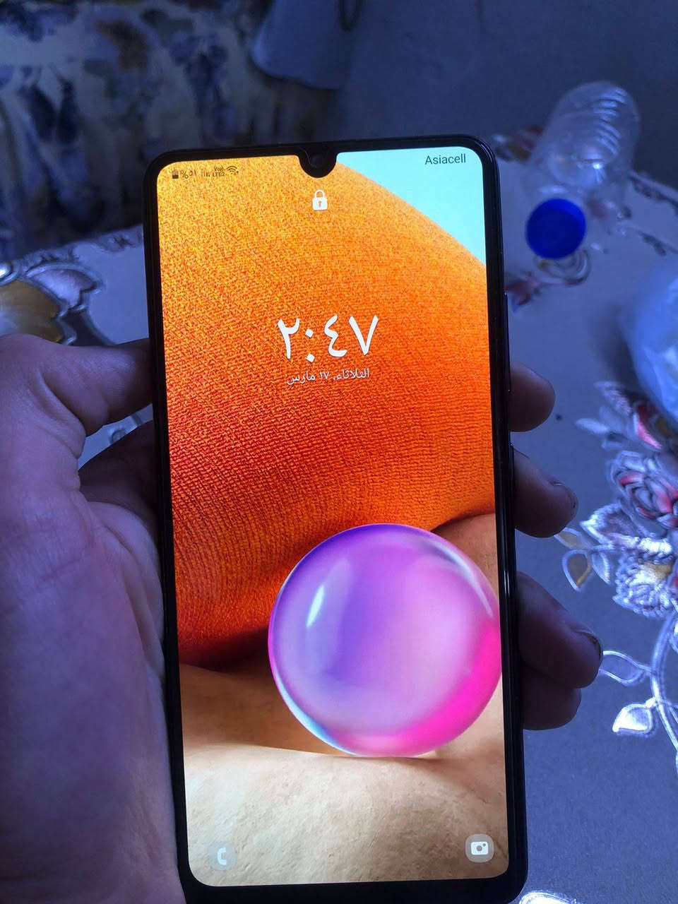 سلام عليكم جهاز A32للبيع نضافه90 ما مفتوح الذاكره 128 السعر 80 موجود خاص ورقم ***********
