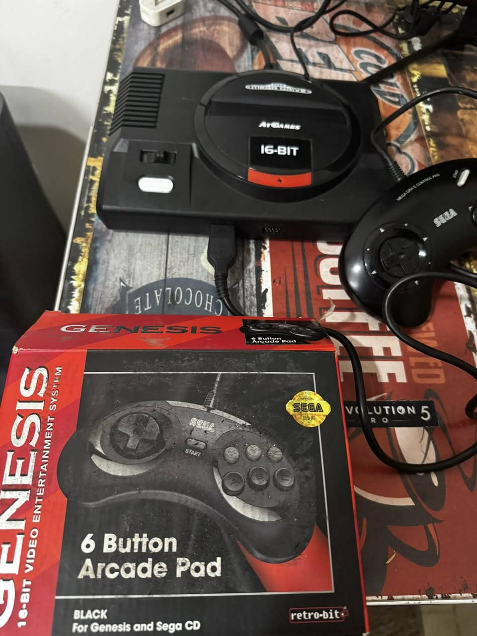 جوستك جنسيس للبيع غير مستخدم . الواير طويل جداً . السعر ٦٠ 🕹️xyz زيونة ***********
